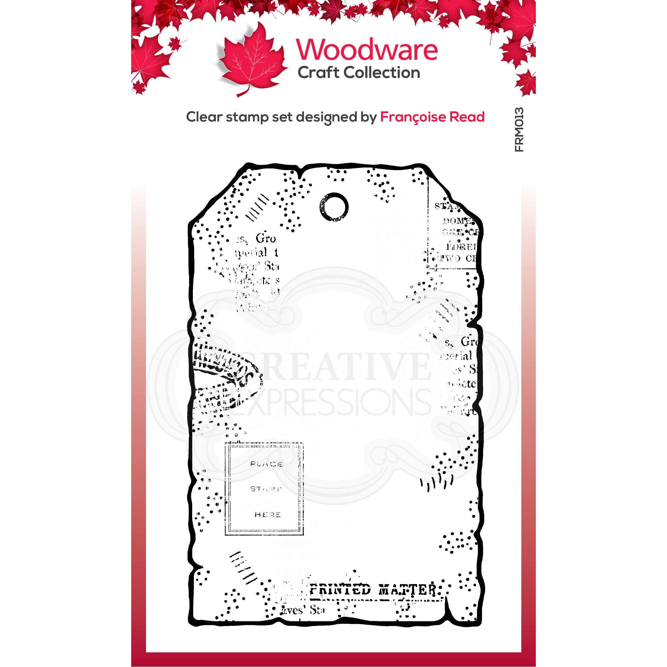 Woodware Clear Singles Small Paper Tag