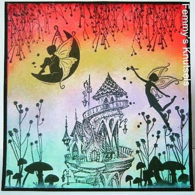 Nellie's Choice Clear Stamp Fairy Tale - Summer Castle