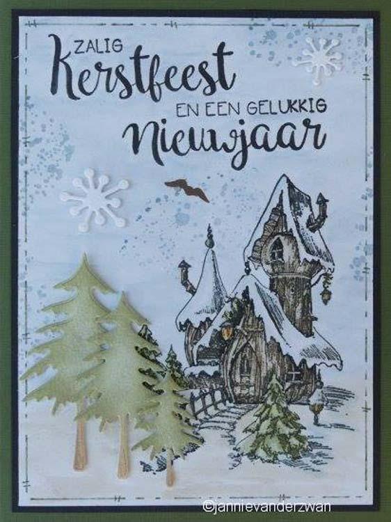Nellie's Choice Clear Stamp Fairy Tale -  Winter Castle