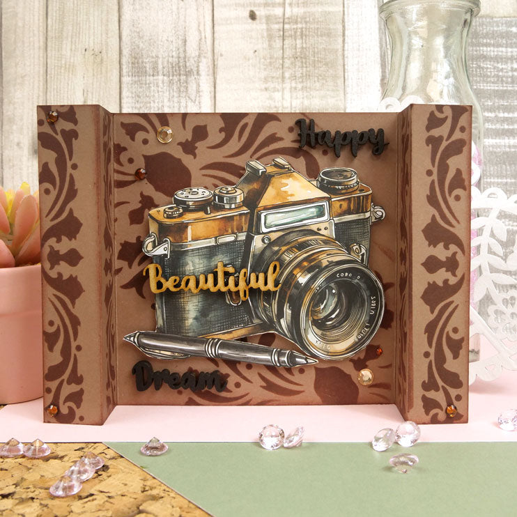 For The Love Of Masks - Antique Elegance Frame & Background