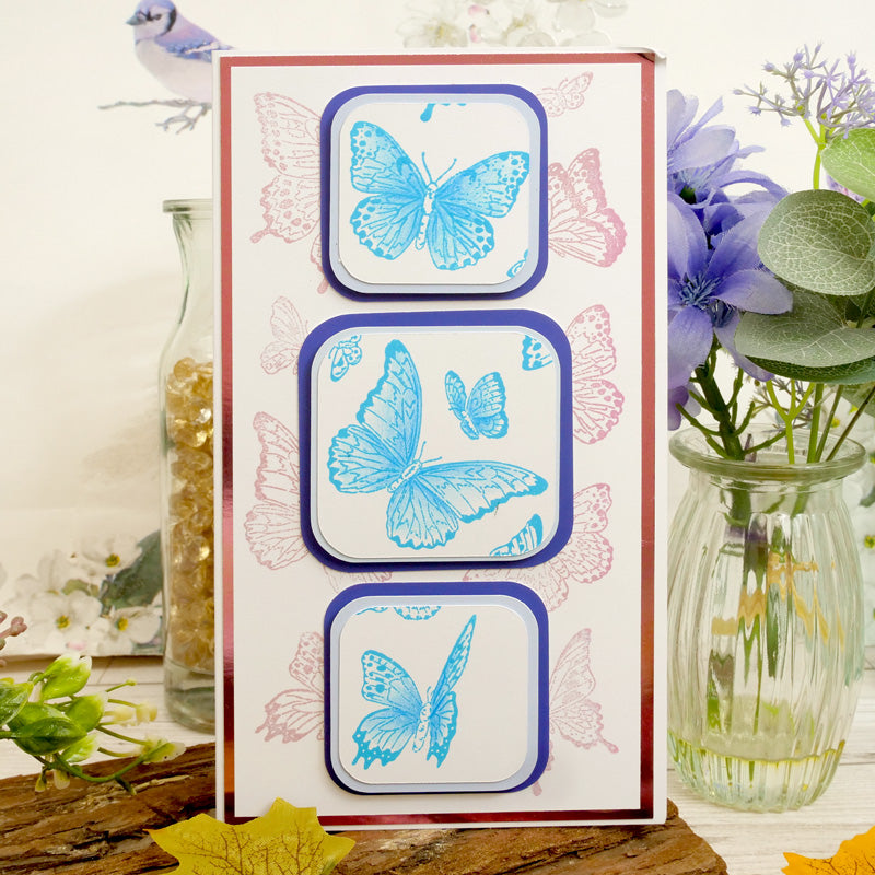 For the Love of Stamps - Beautiful Butterflies