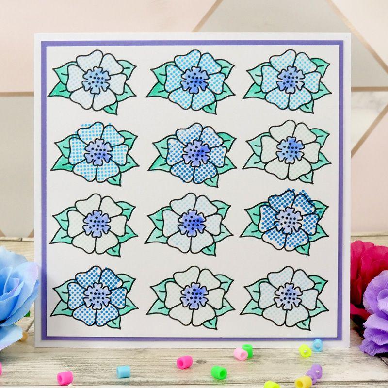 For the Love of Stamps - Petals & Patterns A6 Stamp Set
