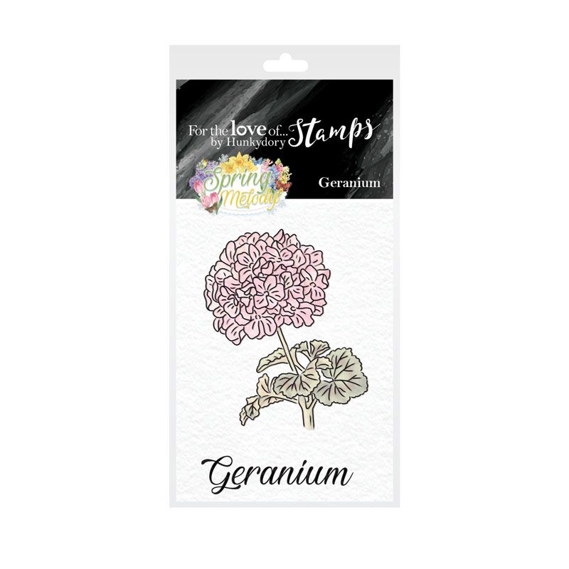 For the Love of Stamps - Mini Stamps - Geranium