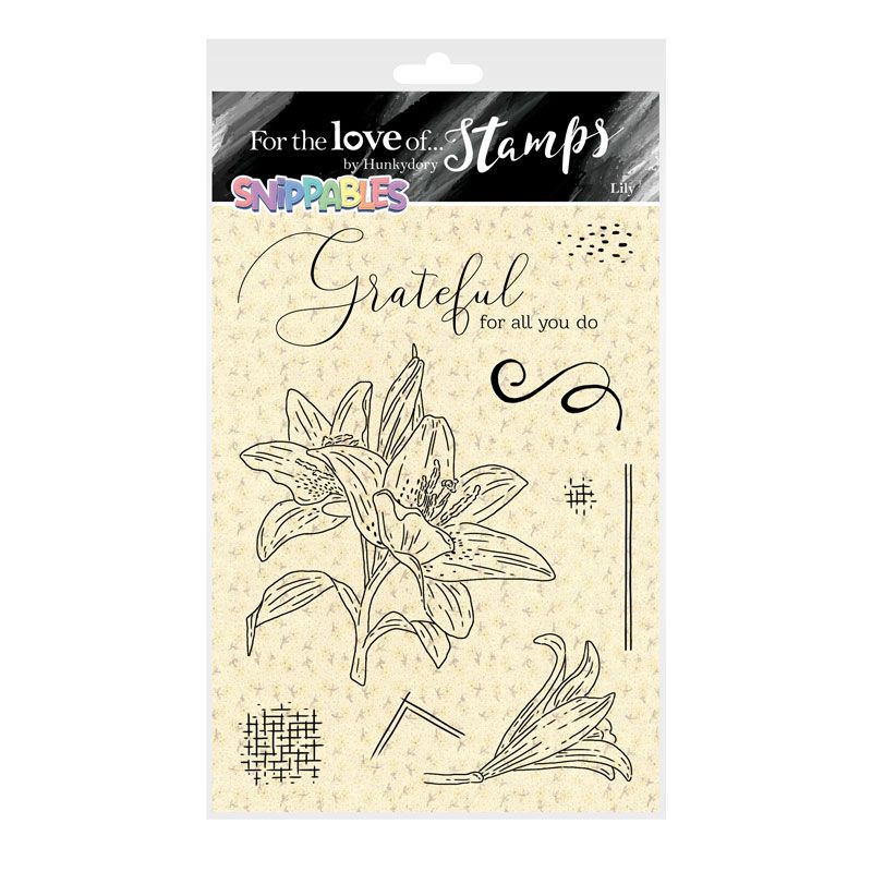 For the Love of Stamps - Floral Favourites Snippables - Lily
