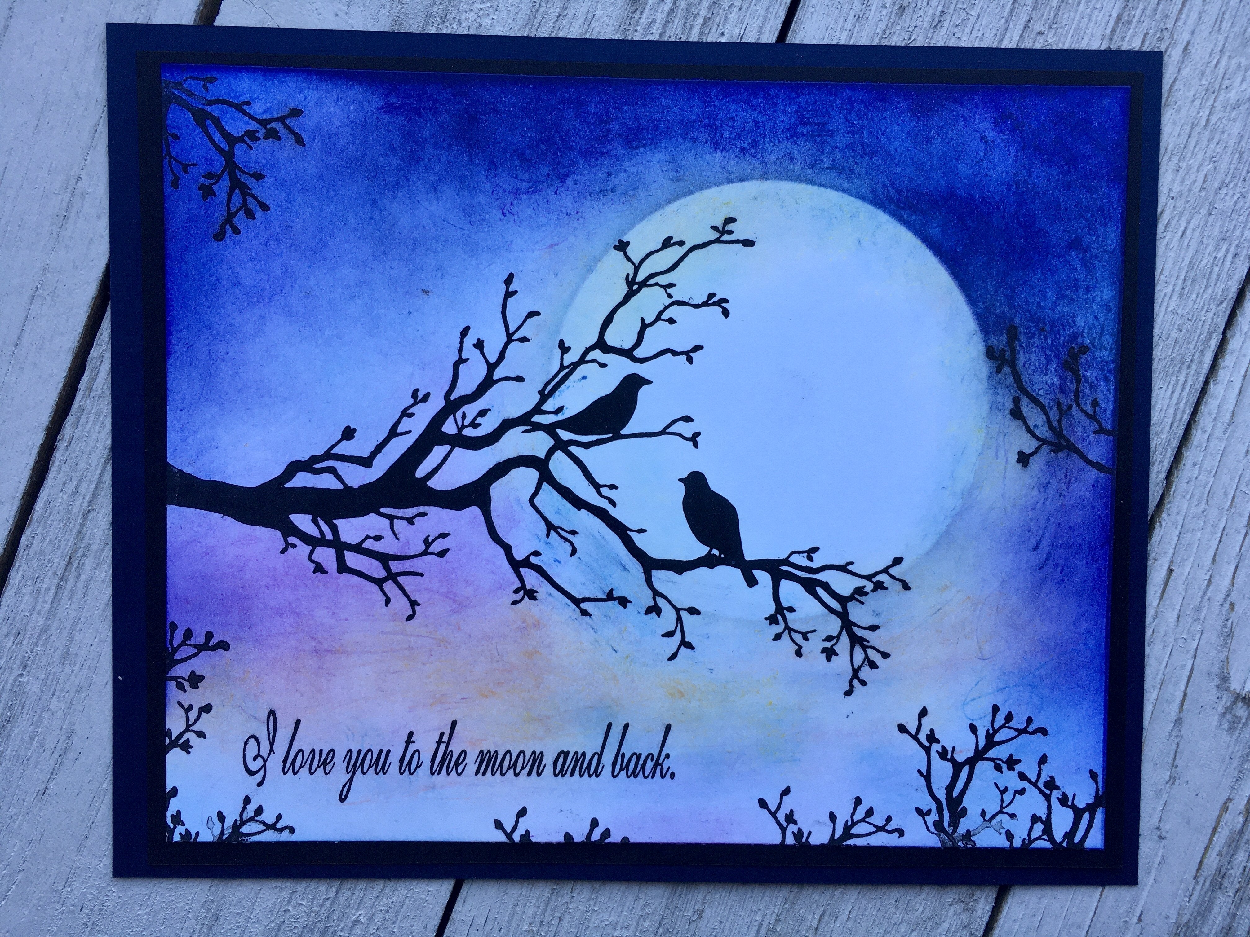 Frog's Whiskers Ink Stamps - Moon & Back