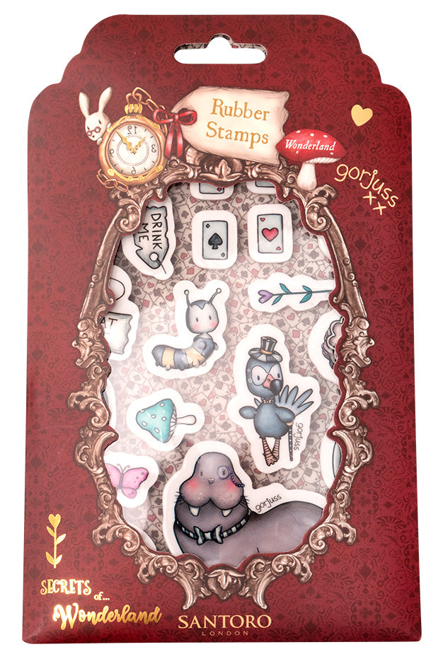 GOR Cling Stamp Wonderland Wonderland 170x120x5mm 19 PC nr.380