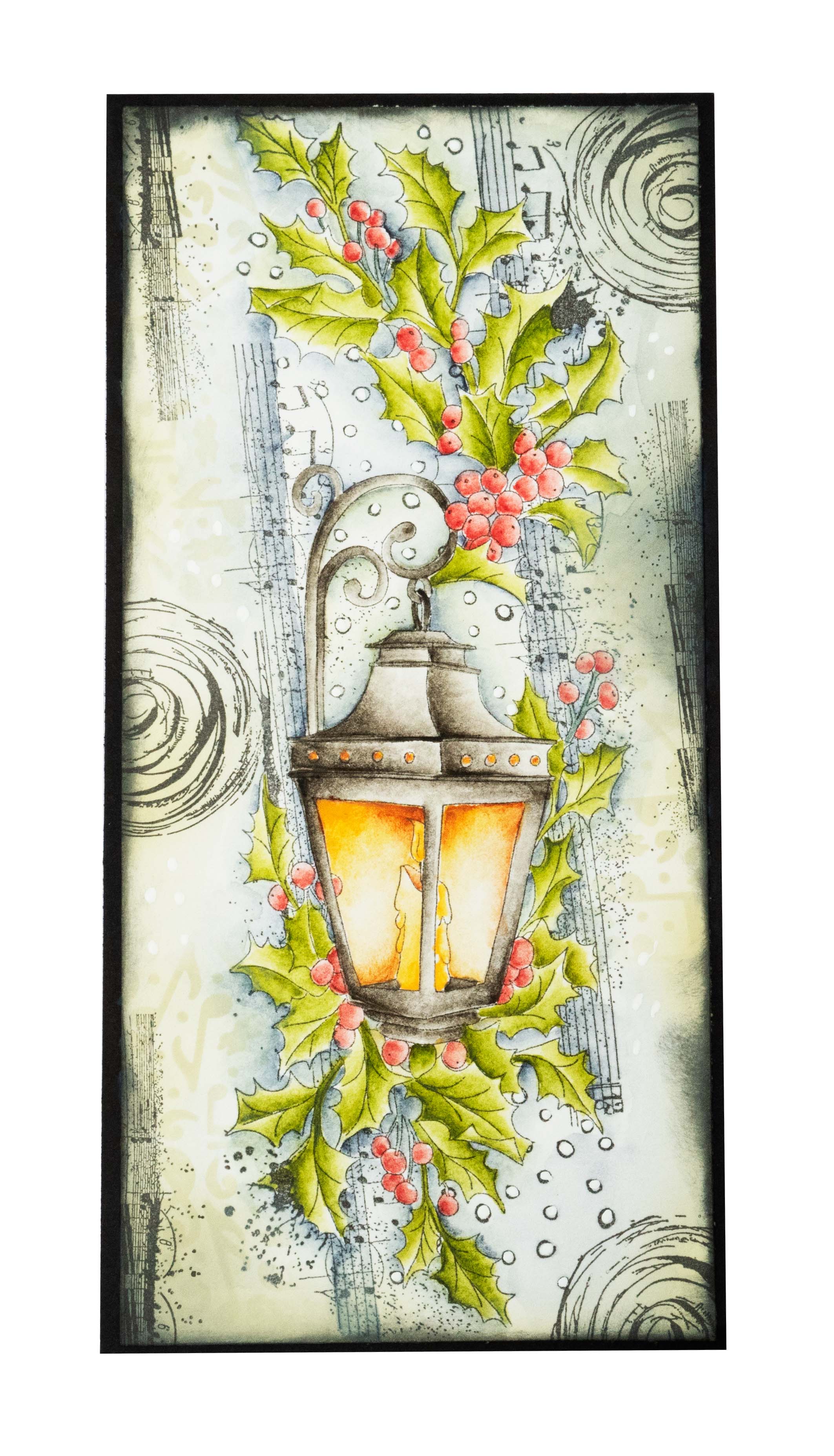 SL Clear Stamp Lantern Grunge Collection 210x74x3mm 1 PC nr.314