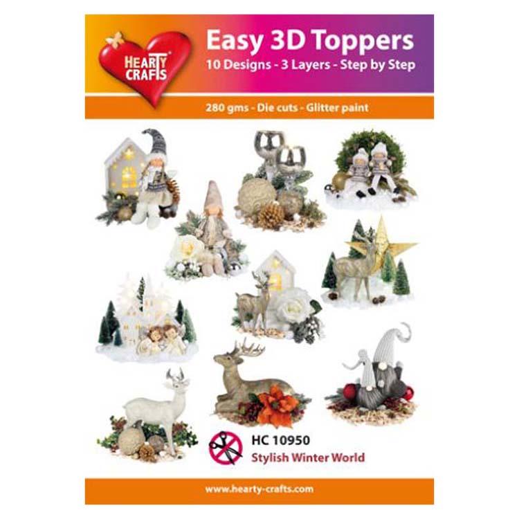 Hearty Crafts Easy 3D Toppers Stylish Winter World