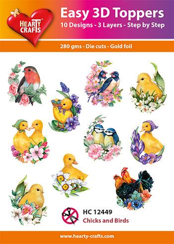 Easy 3D Toppers - Chicks and Birds