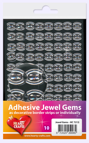 Hearty Crafts Adhesive Jewel Gems 10