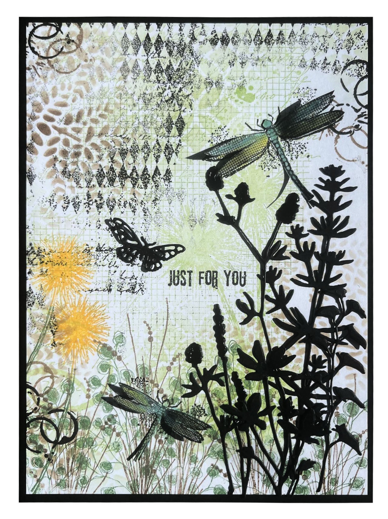 HEN Clear Stamp Capture The Moment Natures Dream 92x135x3mm 7 PC nr.529