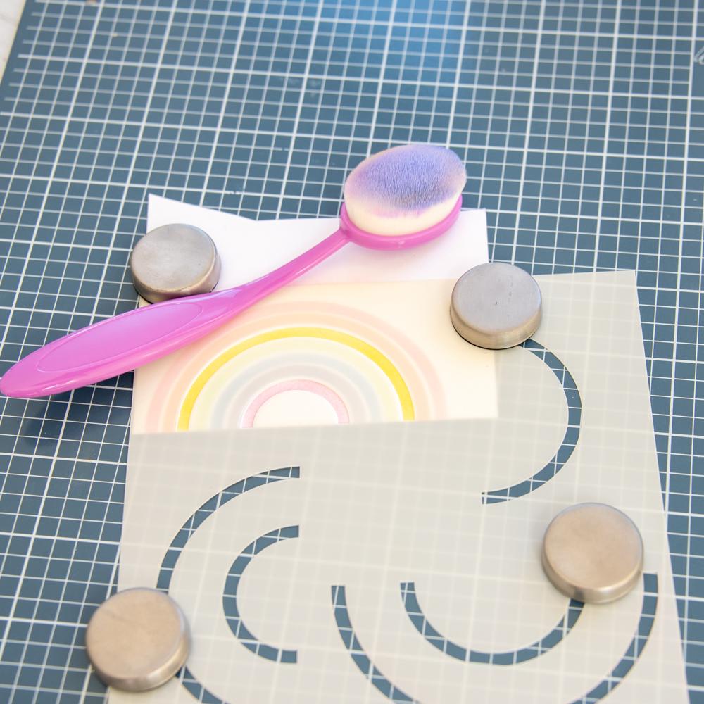 Rainbow Builder Stencil