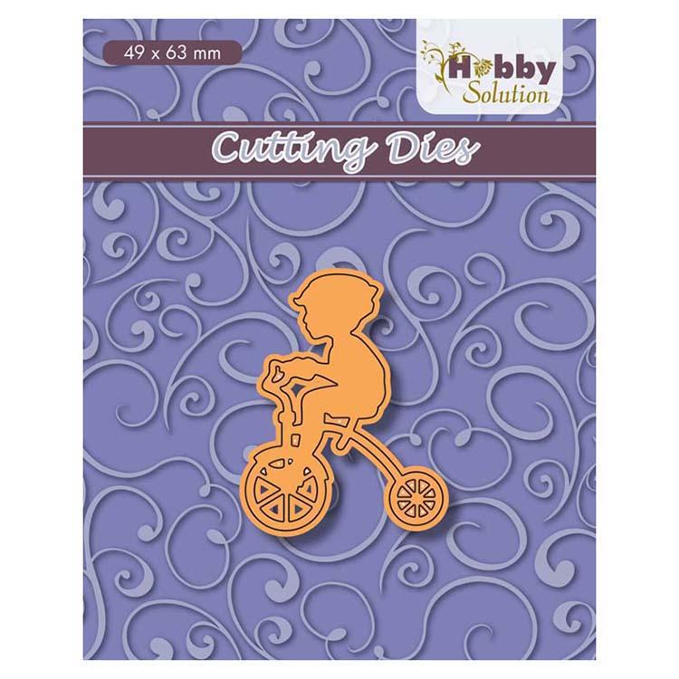 Hobby Solution Cutting Dies Little Boy on Tricycle
