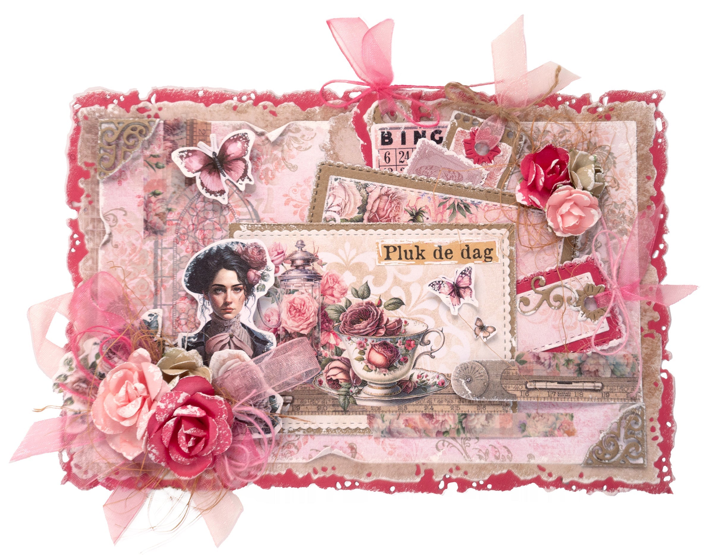 JMA Cutting Die Artist Trading Card Folder Victorian Dreams 10 PC
