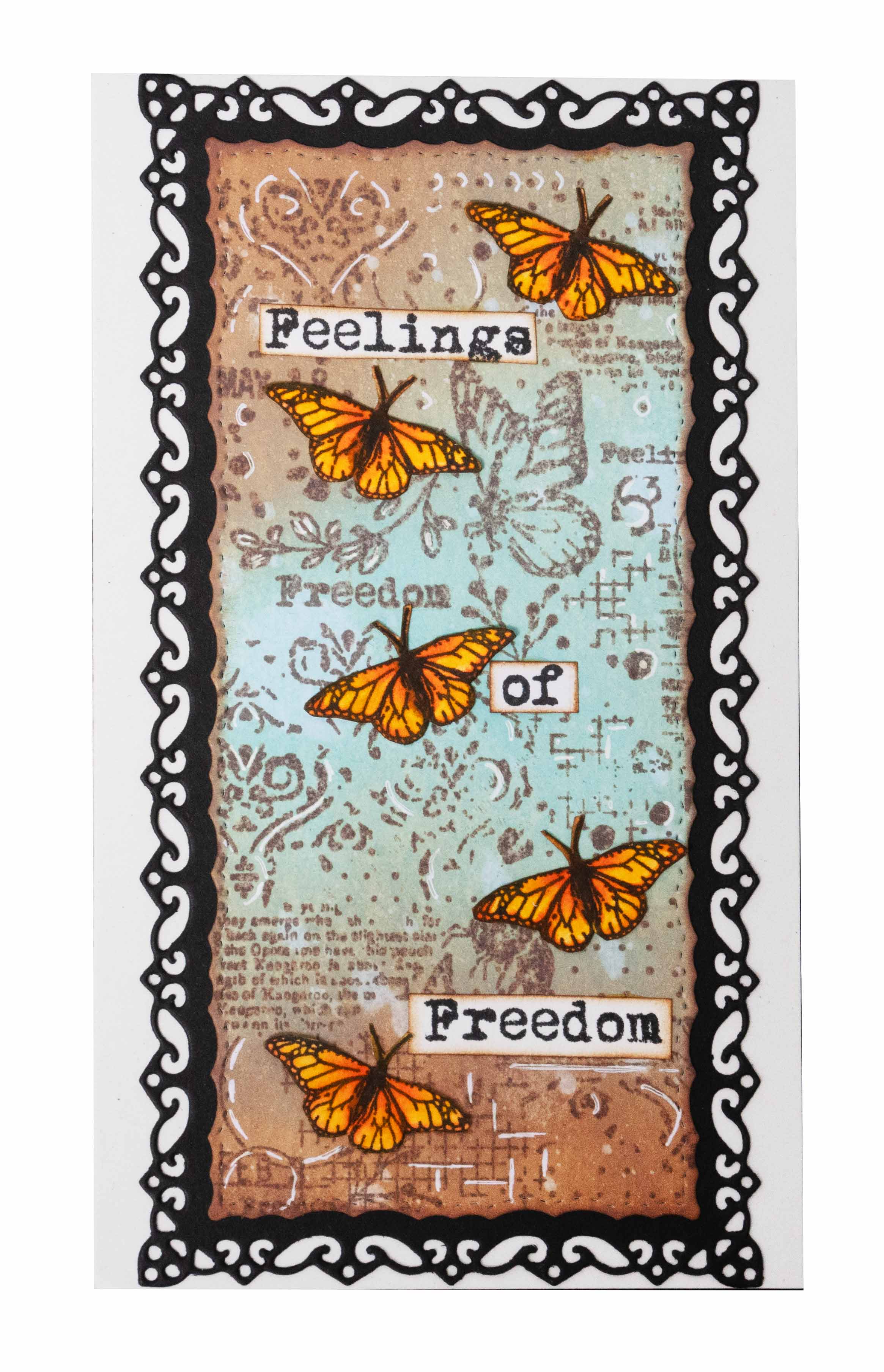 JMA Clear Stamp Enhancement Set Feelings Of Freedom 130x189x3mm 20 PC nr.423