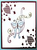 KC Embroidery Pattern - Butterfly Ribbon