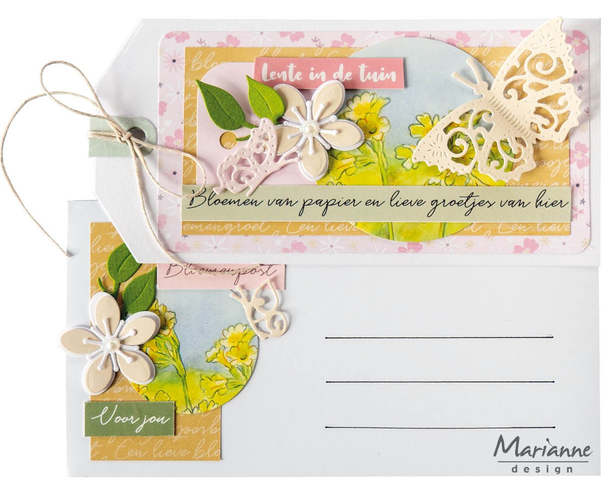 Marianne Design Craft Stencil - Mini-Slimline Envelope