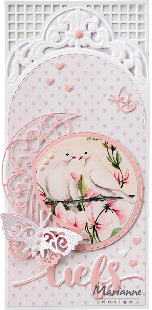 Marianne Design A4 Cutting Sheet - Mattie's Mooiste - Pigeons
