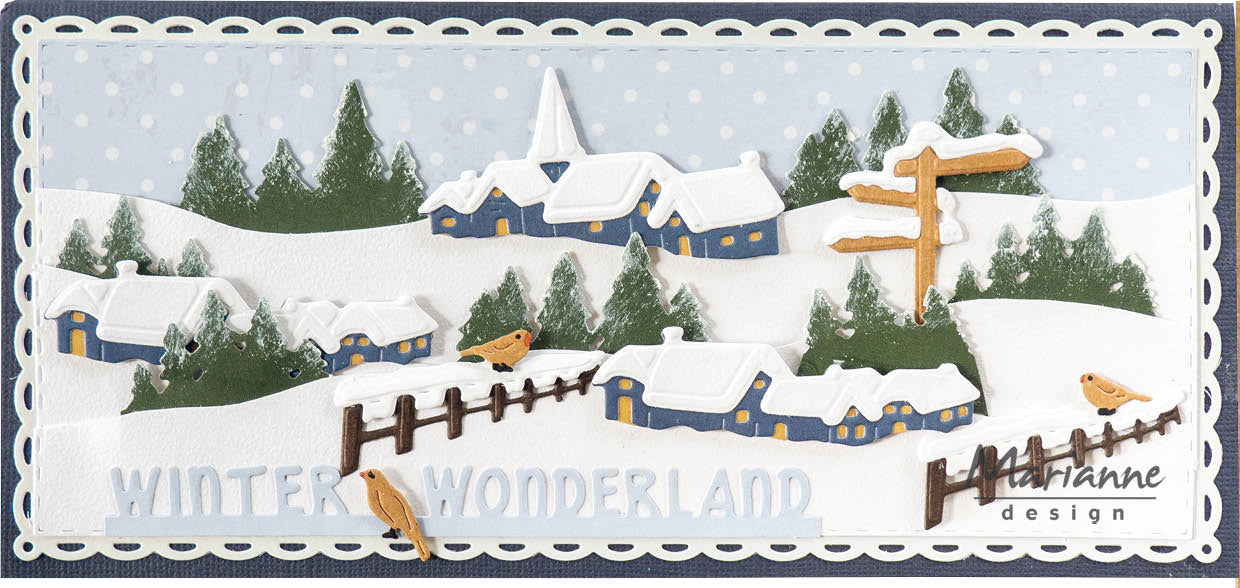 Marianne Design Creatables Die - Tiny's Snowy Village