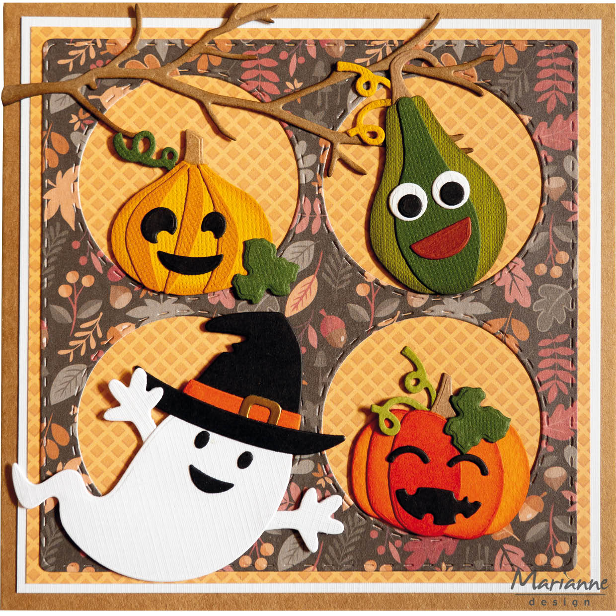 Marianne Design Craftables Die - Pumpkins By Marleen