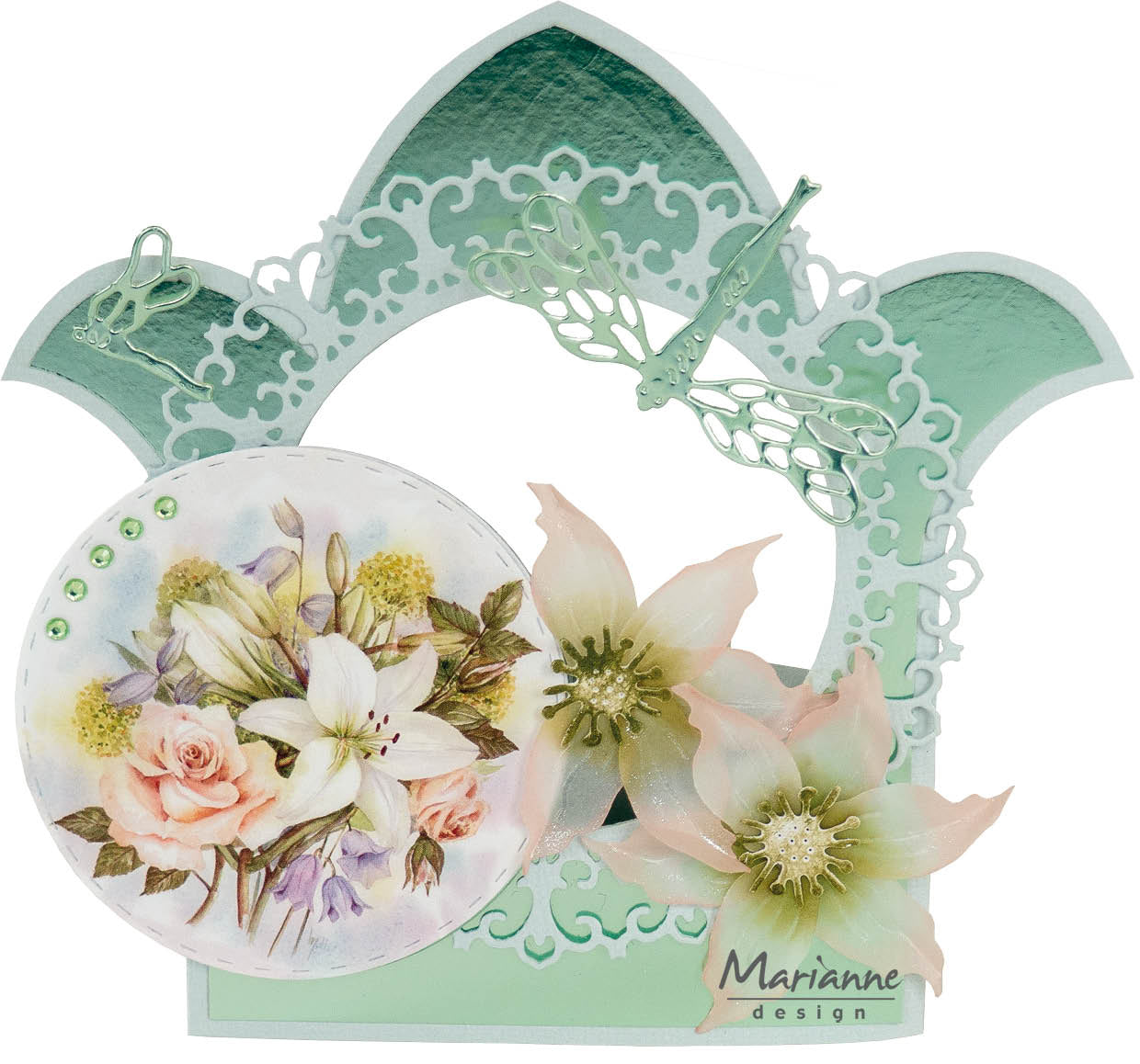 Marianne Design Creatables Die - Anja's Dragonfly Circle