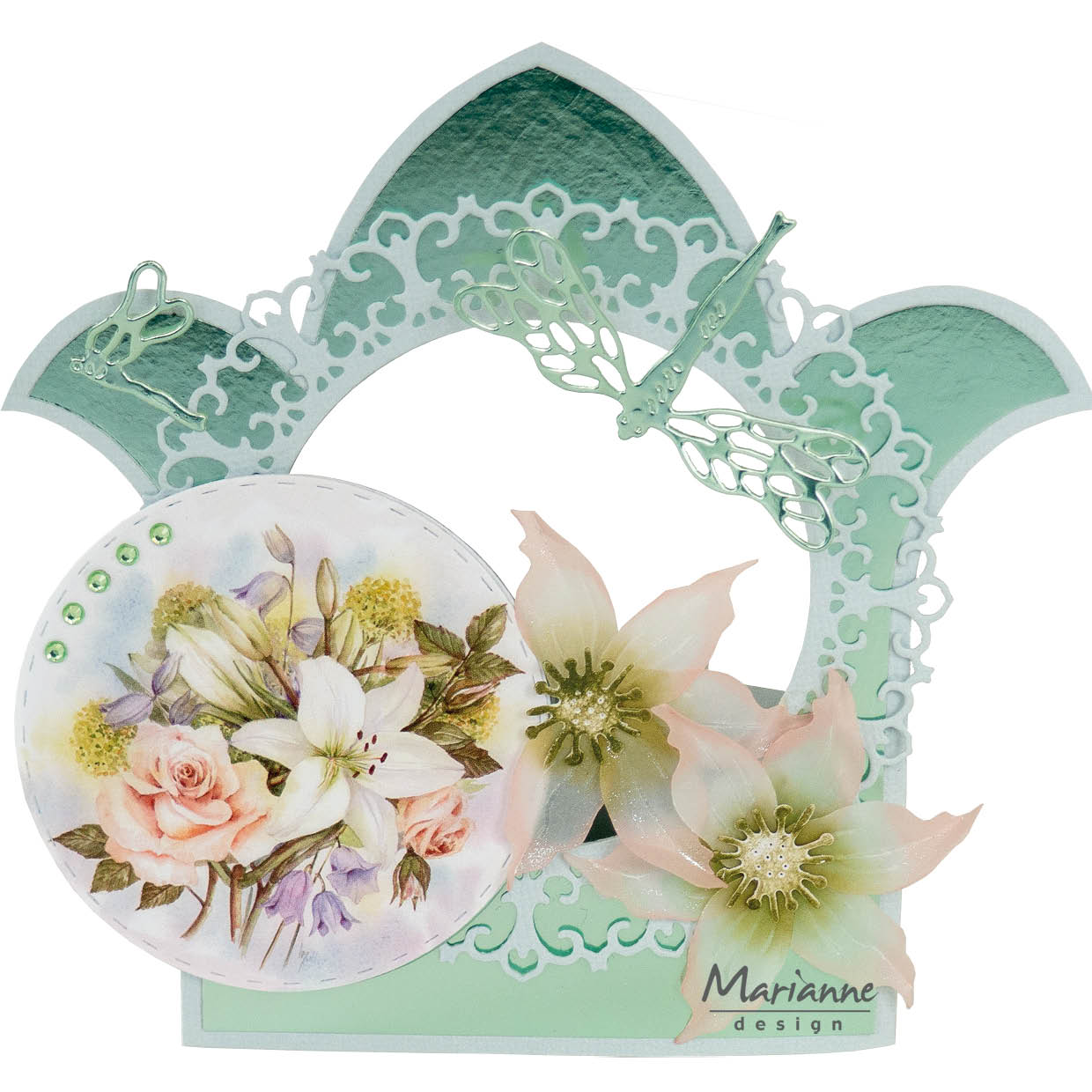 Marianne Design Craft Stencil - Anja's Tulip