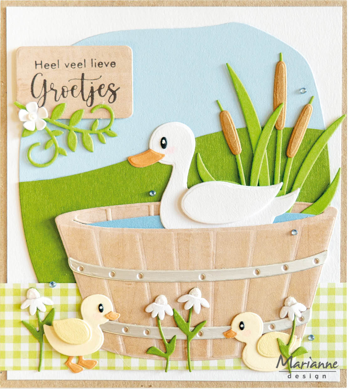 Marianne Design Craftables Die - Ducks By Marleen