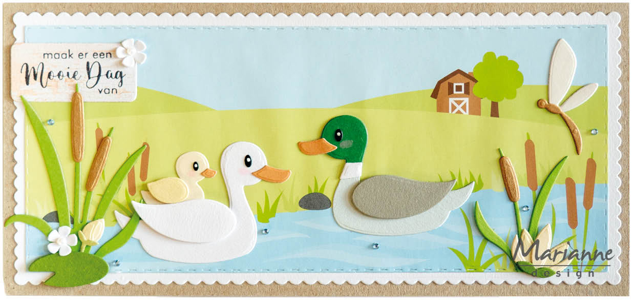 Marianne Design Craftables Die - Ducks By Marleen