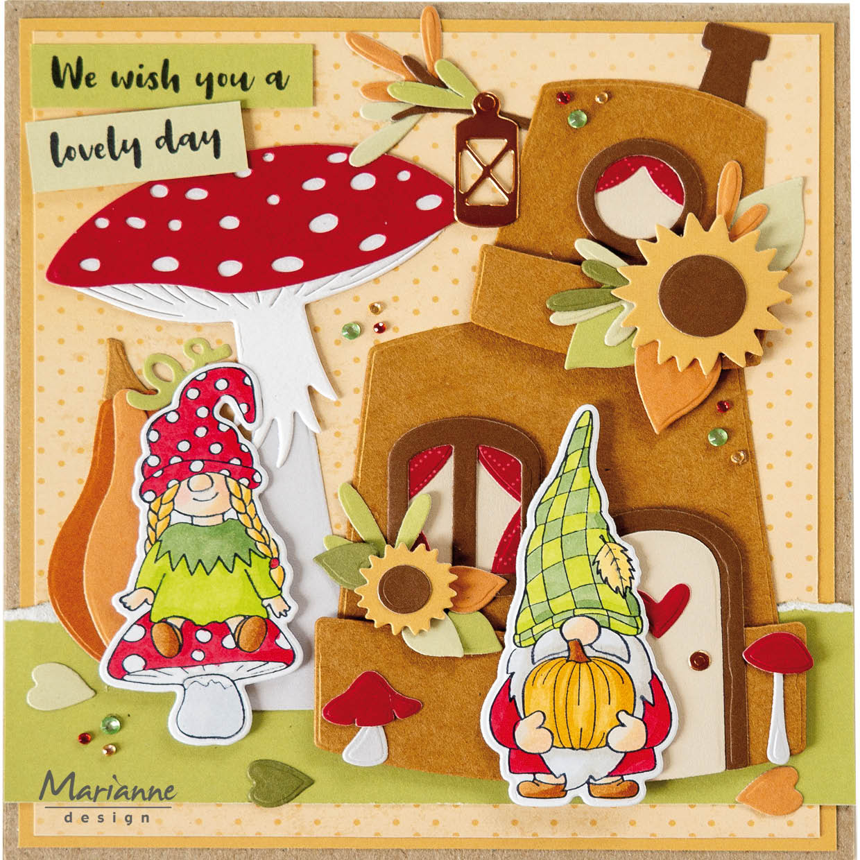 Marianne Design Craftables Die - Corn & Sunflowers By Marleen