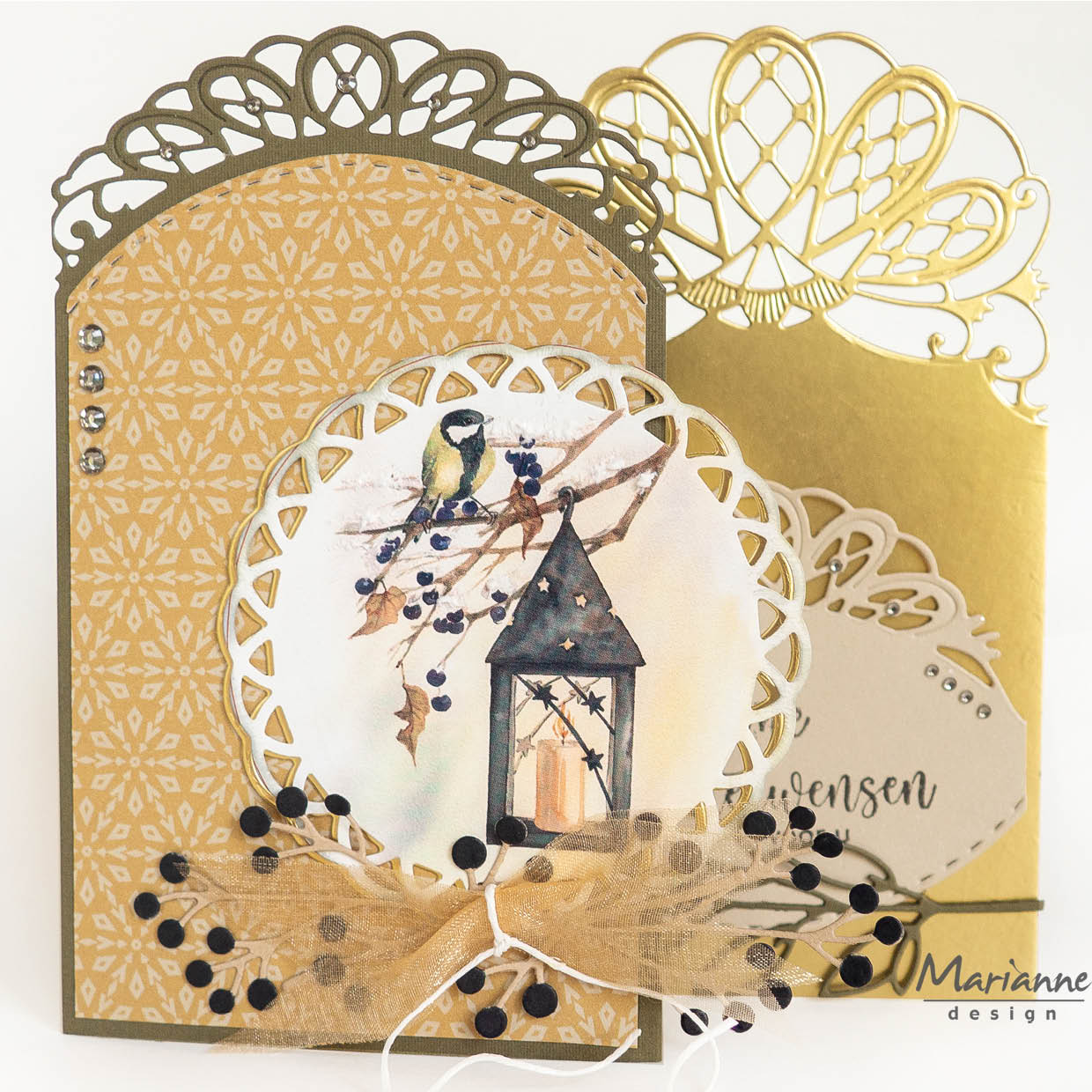 Marianne Design A4 Cutting Sheet - Mattie Mooiste - Winter Lanterns