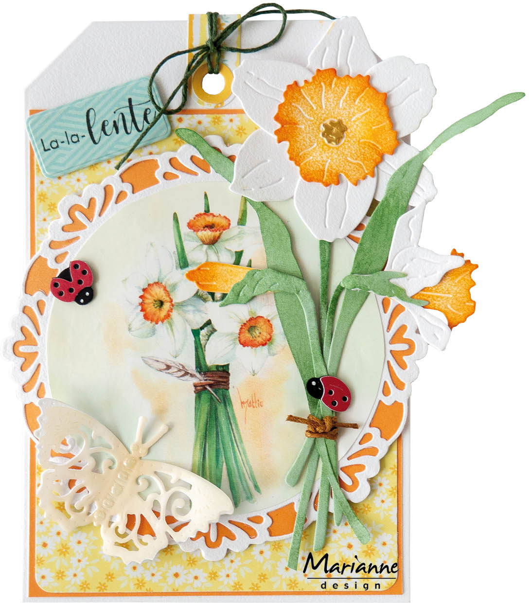 Marianne Design A4 Cutting Sheet - Mattie's Mooiste - Flower Bulbs