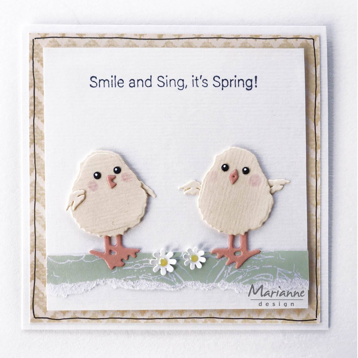 Marleen's Hello Spring & Easter Clear Stamps