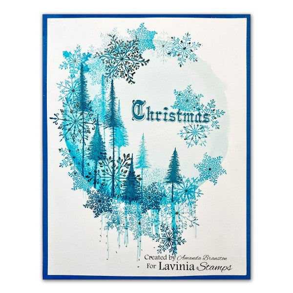 Lavinia Stamps - Small Pine Trees Stamp