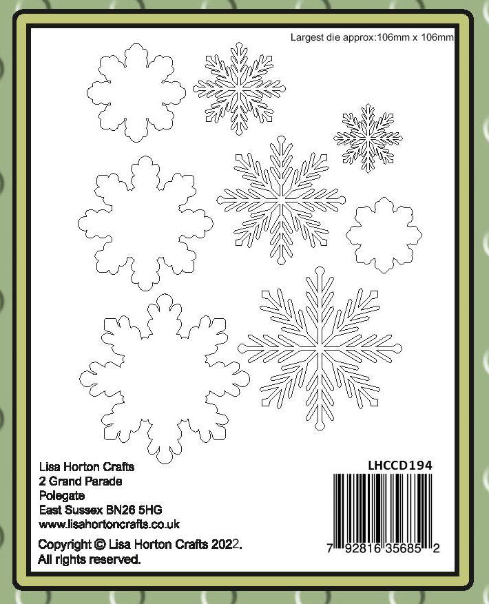 Lisa Horton Crafts Snowflake Stencils & Dies