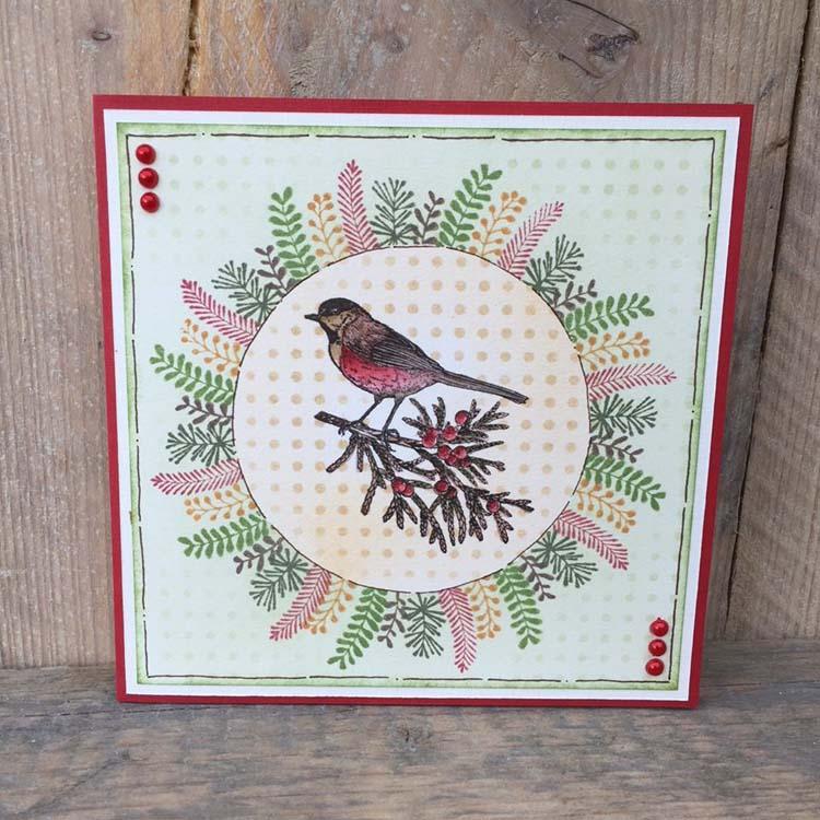 Nellie's Choice - Clear Stamp Christmas Branches 1