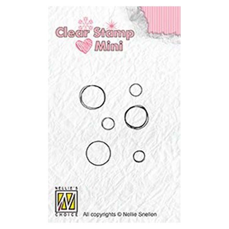 Nellie's Choice Clear Stamp Minis Bubbles