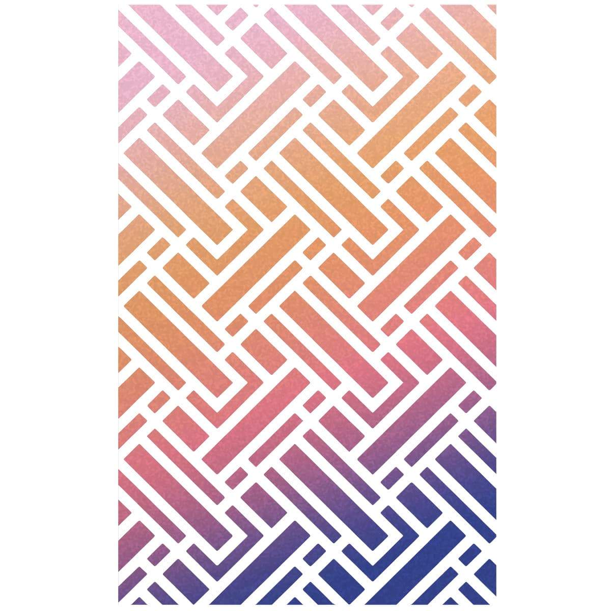 Ciao Bella Texture Stencil 5"x8" Labyrinth