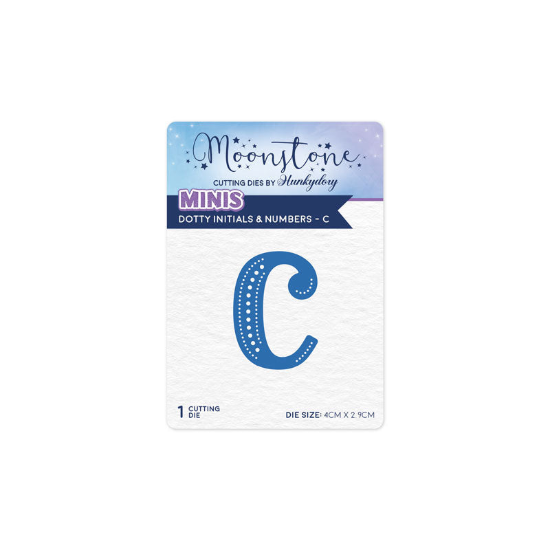 Moonstone Dies - Dotty Initials & Numbers - C