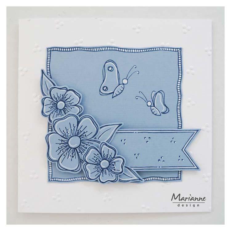 Marianne Design Clear Stamps Marjoleine's Anemones