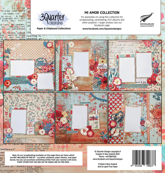 3Quarter Designs - Scrapbook Collection - Mi Amor