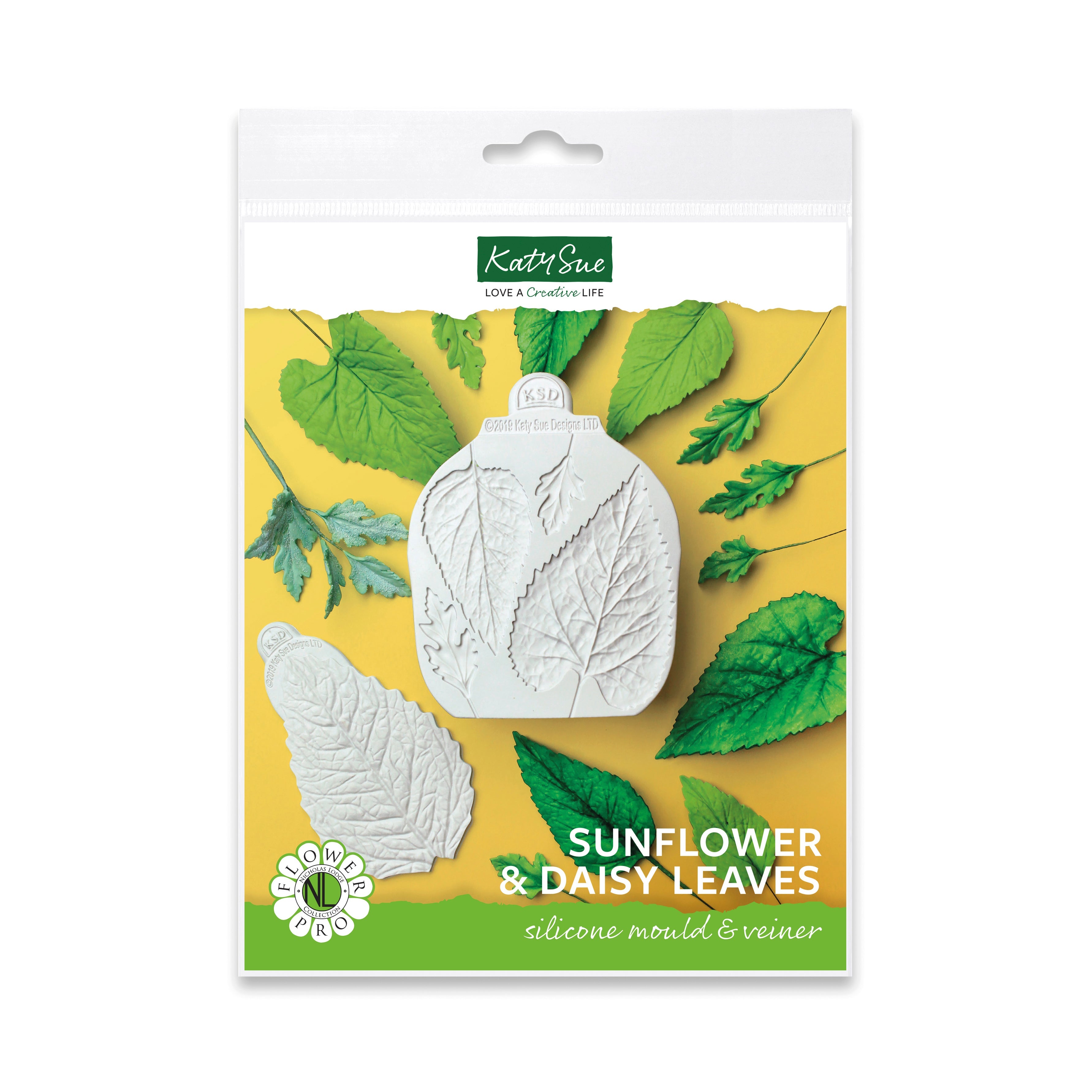 Flower Pro Sunflower / Daisy Leaves Silicone Mould and Veiner