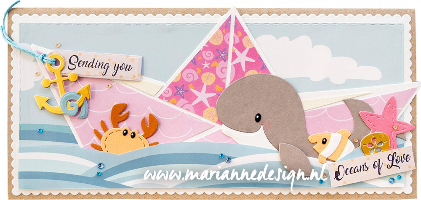 Marianne Design Craft Stencil Paper Boat