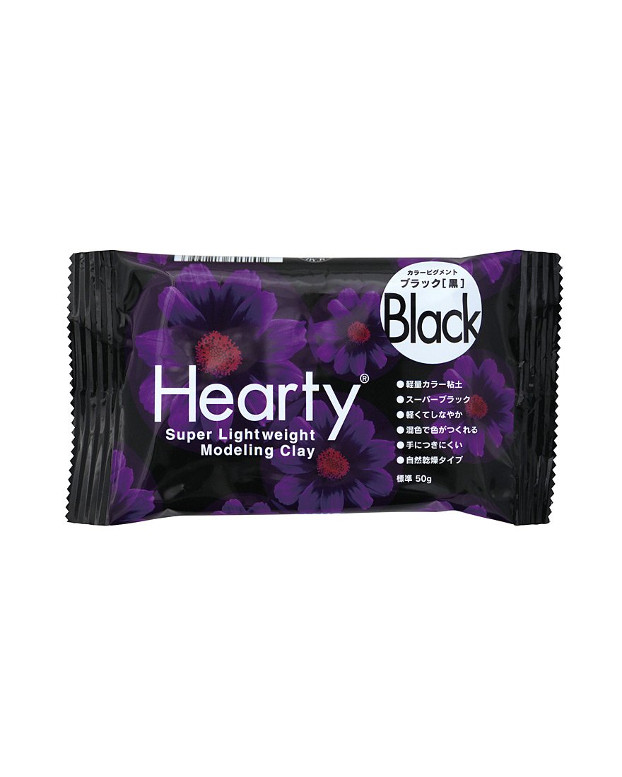 Hearty Soft Clay - Black 50g