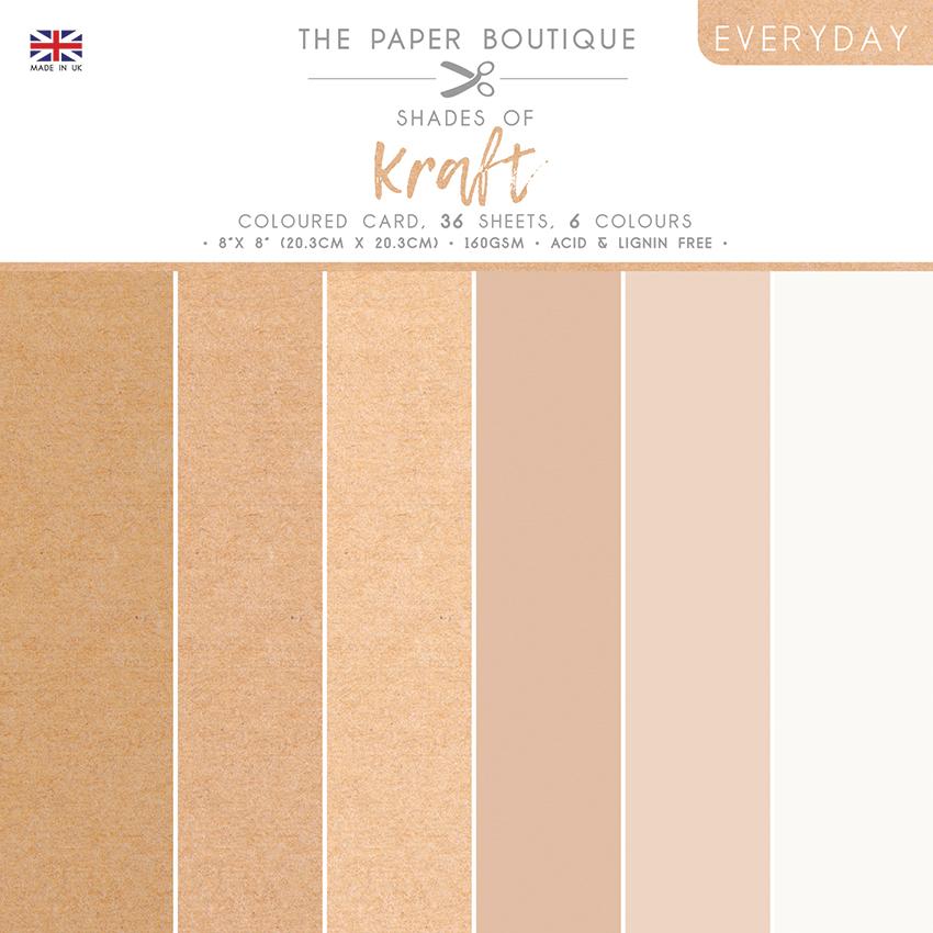 The Paper Boutique Everyday - Shades Of - Kraft 8 in x 8 in Colours