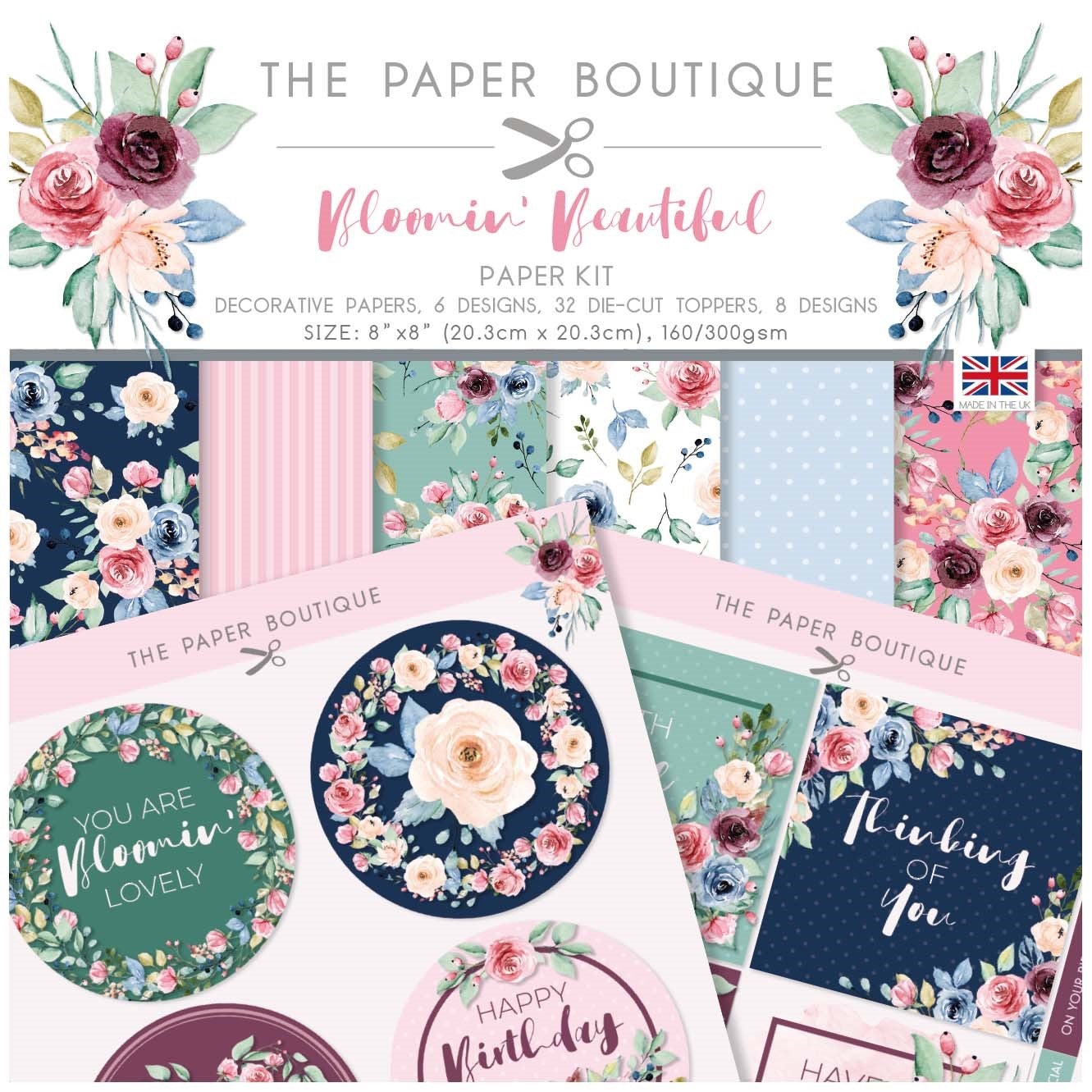 The Paper Boutique Bloomin' Beautiful Paper Kit
