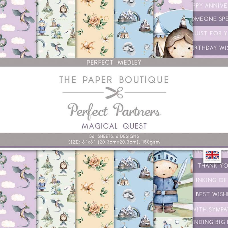 The Paper Boutique Perfect Partners - Magical Quest 8 in x 8 in Medley