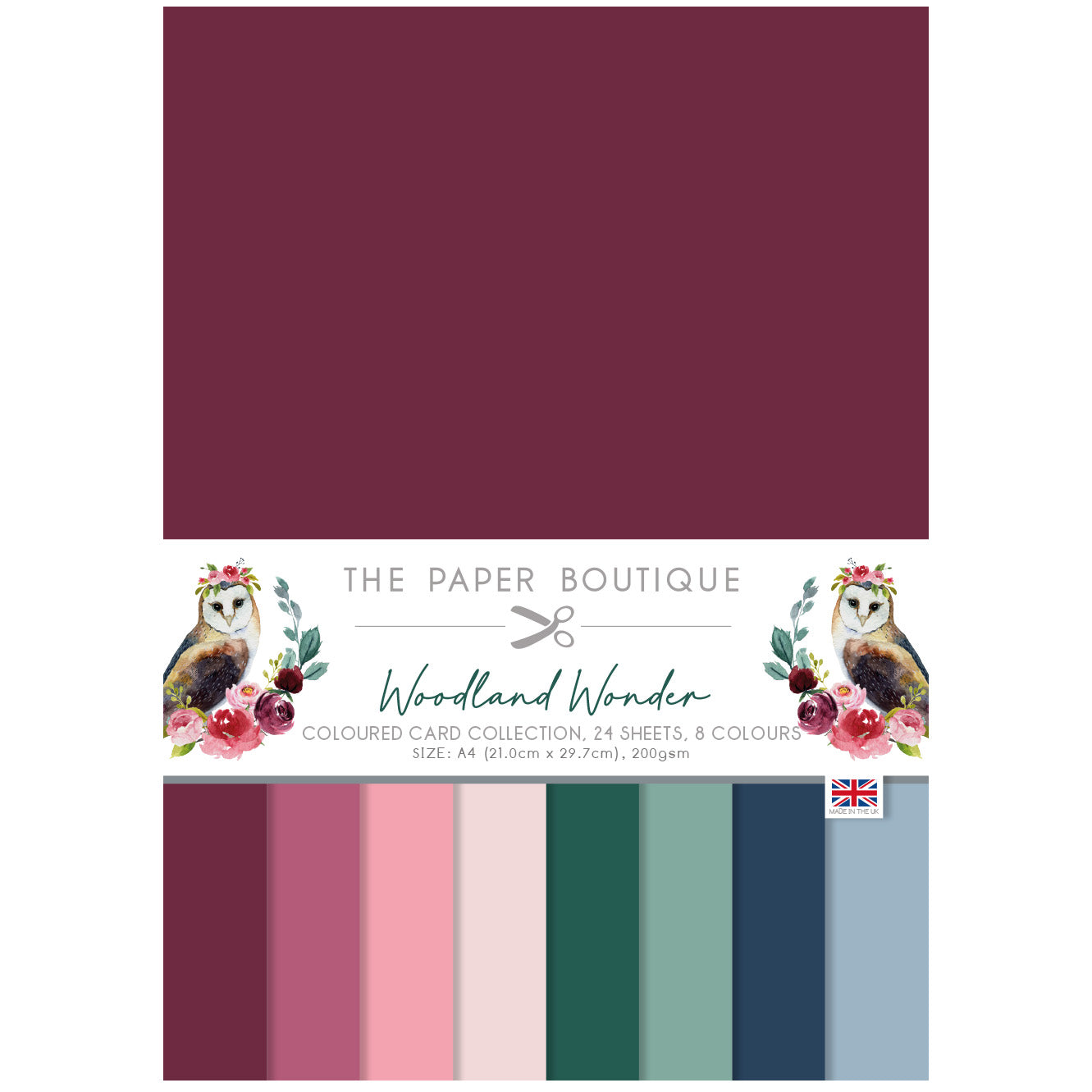 The Paper Boutique Woodland Wonder Colour Card Collection
