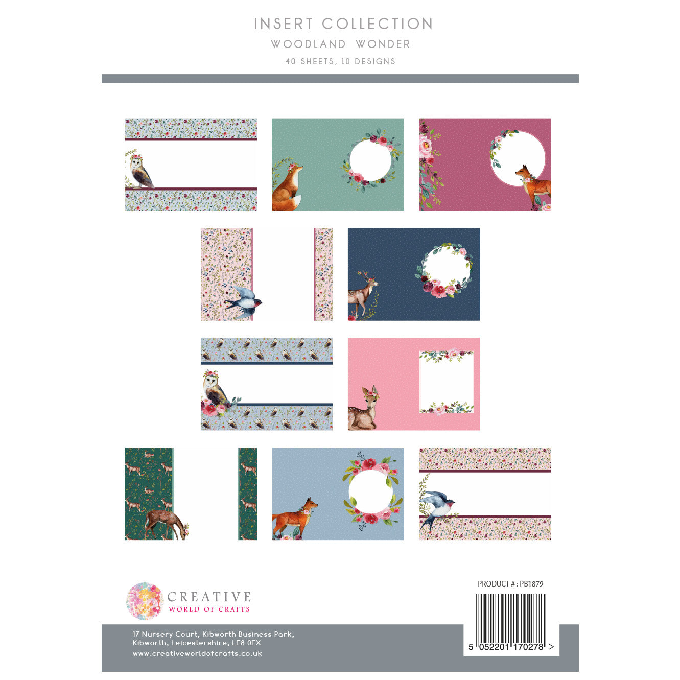 The Paper Boutique Woodland Wonder Insert Collection