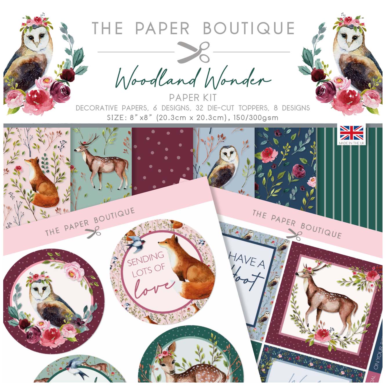 The Paper Boutique Woodland Wonder Paper Kit