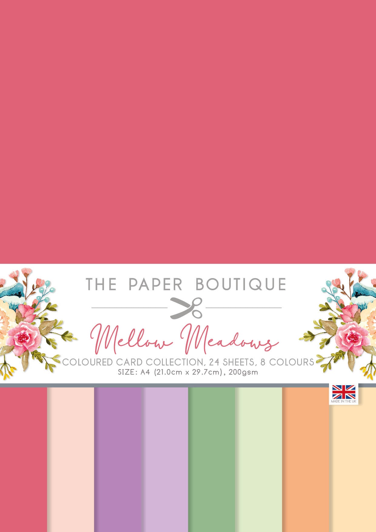 The Paper Boutique Mellow Meadows Colour Card Collection